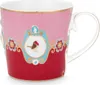PIP STUDIO Love Birds Medallion Red-Pink Henkelbecher Large Produktbild-Vorschau 3