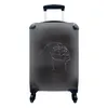 MuchoWow® Koffer Handgepäck Trolley Rollkoffer Kleine Produktbild-Vorschau 1