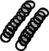 J&W Set di elastici per capelli da donna Meidani nero Anteprima dell’immagine prodotto 20