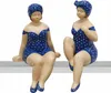 Figura de borde, figura de baño, "Becky", con puntos, Vista previa de la imagen del producto 2