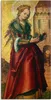 ARTland Leinwandbild Die heilige Barbara. Größe: 30x60 cm Produktbild-Vorschau 1