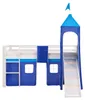 Lit superposes enfants Jouez lit Pin massif toboggan tour Voir les images du produit 4