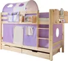 Etagenbett "Marcel" Kiefer Natur Classic (Lila-Beige) Produktbild-Vorschau 2