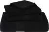 vidaXL 12-tlg. Handtuch-Set FROGN Schwarz 360 g/m² Produktbild-Vorschau 3