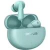 A pair of teal-colored OnePlus Nord Buds 3 Pro wireless earbuds are shown in their open charging case. Produktbild-Vorschau