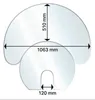 Aduro Glasbodenplatte, Halbmond, 53119, Funkenschutzplatte Produktbild-Vorschau 5