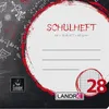 LANDRÉ Schulheft DIN A4 Lineatur 28 / kariert 16 Blatt Produktbild-Vorschau 10