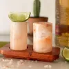 Salz-shotglazen, set van 4, met houten standaard. Productafbeelding-voorbeeld 4