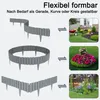 UISEBRT, lot de 12 pièces, gris, bordure de parterre en Voir les images du produit 5