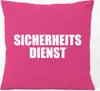 Huuraa Kissen Sicherheitsdienst Schriftzug 40x40cm mit Produktbild-Vorschau 1