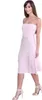 Damen Bandeau Bandeaukleid Sommer Kleid; Puderrosa L/XL Produktbild-Vorschau 1