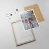 Gerahmtes Poster - Rahmen in heller Eiche - Acryl Stadt Produktbild-Vorschau 4