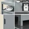 SoBuy FRG128-SG Waschbeckenunterschrank Badmöbel Badschrank Produktbild-Vorschau 7