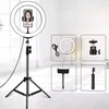 LAMPADA LED ANULARE CON TREPPIEDO, 220 cm, USB, 80 W, CON Anteprima dell’immagine prodotto 2