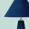 Lampada da tavolo Relaxdays, paralume in velluto e base in Anteprima dell’immagine prodotto 6