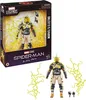 A Marvel Legends action figure of Electro from Spider-Man: No Way Home, shown both in its packaging and displayed outside of it with accessories. Náhľad obrázku produktu