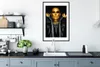 MuchoWow® MuchoWow® Gerahmtes Poster Frau - Porträt - Gold Produktbild-Vorschau 4