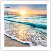 Poster - Poster ohne Rahmen - Meer Welle Strand - 50x50 cm Produktbild-Vorschau 1