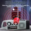 2000MAH Klein Handschüttel Radio,Multifunktions Solar Produktbild-Vorschau 3