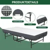190 × 96 cm Klapp-Twin-Bett mit 9,5 cm Produktbild-Vorschau 2