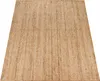 Tapis de salon en fibre naturelle jute fait main motif Voir les images du produit 5