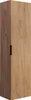 A tall, narrow cabinet with a wooden finish, featuring a dark handle on the right side. Náhľad obrázku produktu