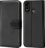 A black flip case for a phone, shown from the front and back. Náhľad obrázku produktu