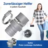 Ablaufschlauch Endstück 22mmØ Abflussadapter + 2x Schellen Produktbild-Vorschau 8