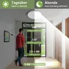 A person walking into a hallway with a ceiling light that has motion detection diagrams overlaid. Anteprima dell’immagine prodotto