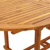 7-tlg. Garten-Essgruppe Polypropylen und Massivholz Grau Produktbild-Vorschau 11