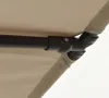 vidaXL Parasol avec mât en aluminium 2x1,5 m Taupe Voir les images du produit 15