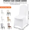 Składane pokrowce na krzesła SucceBuy 50PCS Stretch Podgląd zdjęcia produktu 3