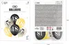 Zestaw balonów na 18 urodziny, czarno - złoty, 6 szt. Podgląd zdjęcia produktu 6