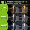 Solar Säulenleuchte Außen 3 Farbtemperaturen 2700K 4000K Produktbild-Vorschau 3