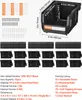 Nástenné stohovacie boxy VEVOR, 137x105x75 mm (balenie 12 Náhľad obrázku produktu 7