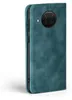 A teal flip-style phone case is shown against a white background. Produktbild-Vorschau