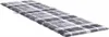 vidaXL Sonnenliegen-Auflage Grau Karomuster 200x50x3 cm Produktbild-Vorschau 3