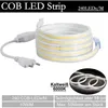 03 Meter, kaltweiß 6000K COB LED Strip Streifen Set, IP20 Produktbild-Vorschau 2