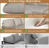 Collage of images showcasing the features and materials of a garden lounge set. Produktbild-Vorschau