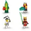 Four LEGO minifigures are displayed against a white background. Produktbild-Vorschau