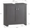 SoBuy BZR18-DG Waschbeckenunterschrank Badschrank Produktbild-Vorschau 7