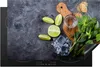 KitchenYeah© Herdabdeckplatte Schneidebrett - Glas - Obst - Produktbild-Vorschau 1