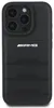 Etui Amg kožené reliéfne línie čierne logo na Iphone 16 Pro Náhľad obrázku produktu 3