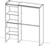 Kleiderschrank Schrank Holzschrank Schlafzimmerschrank Produktbild-Vorschau 5