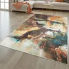 TT Home Wohnzimmer Teppich Flachgewebe Abstraktes Design Produktbild-Vorschau 1