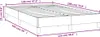 vidaXL Bettgestell ohne Matratze Cappuccino-Braun 120x190cm Produktbild-Vorschau 6