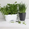 Blumenkübel mit Schere LIMES DUBLO, weiß, 25 cm Produktbild-Vorschau 4