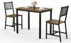 Esstischgarnitur Rustikales Braun/Schwarz 90x60x75,5 cm mit Produktbild-Vorschau 7