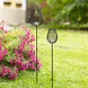Gartenstecker Windlicht 2er Set Kerzenständer Kerzen Produktbild-Vorschau 2