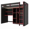 Flieks Etagenbett 90x200cm mit Kleiderschrank und Produktbild-Vorschau 10